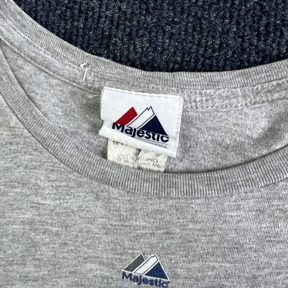 Vintage Y2K New York Yankees Shirt Womens MLB Baseball Graphic Tee Majestic Top - Picture 3 of 8